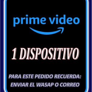 AMAZON PRIME VIDEO 1 PERFIL
