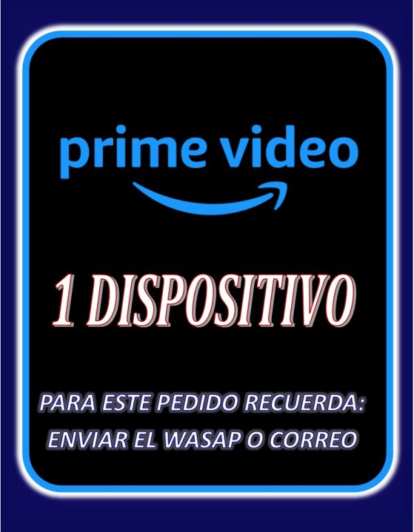 AMAZON PRIME VIDEO 1 PERFIL
