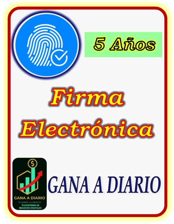 a5 Firma Electrónica 5 AÑOS