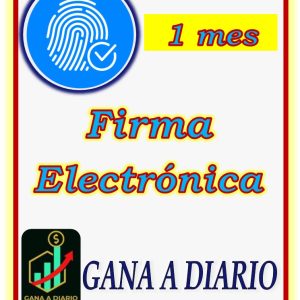 a01 Firma Electrónica 1 MES